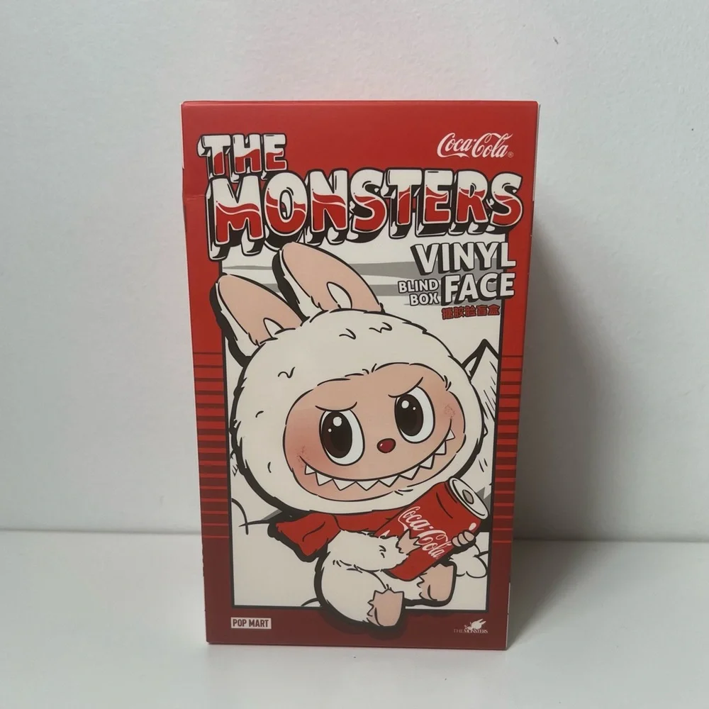 Pop Mart The Monsters Happy Factor Coca Cola Coke Series Labubu Face Pendant - Picture 6 of 12